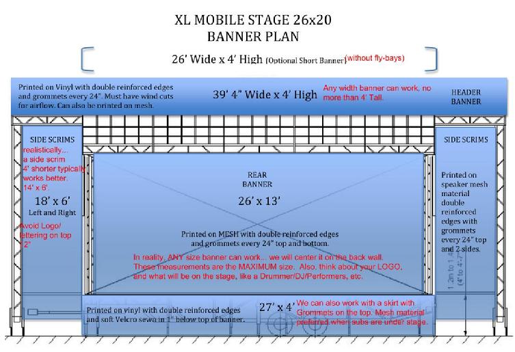 Stagemobil XL Mobile Stage Banner Plan- Colorado 